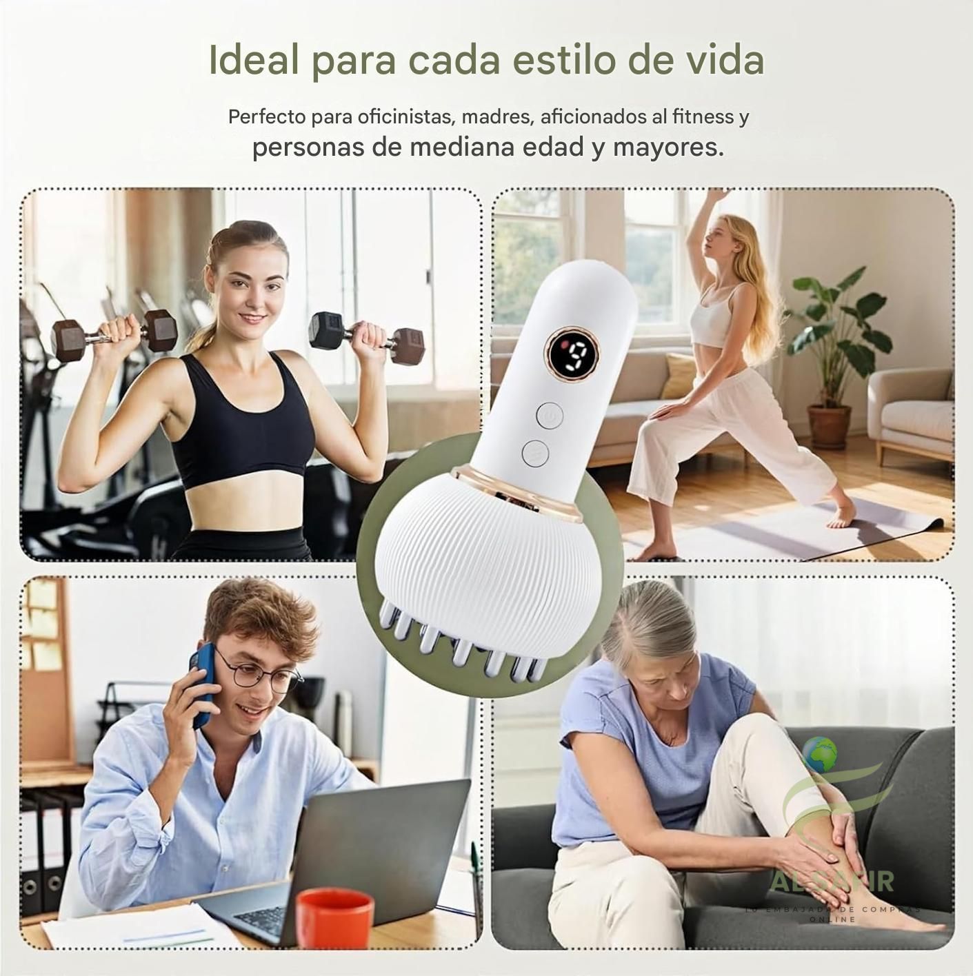 LumiShape™-Masajeador Electrico 9v anticelulitis