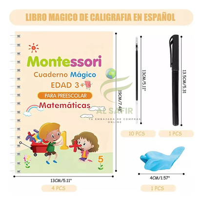 SET DE 4 DE LIBROS MAGICOS CALIGRAFIA-MagicWrite™