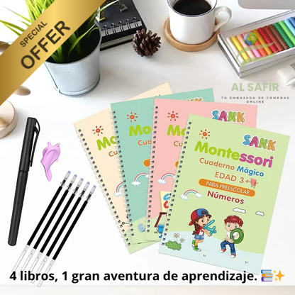 SET DE 4 DE LIBROS MAGICOS CALIGRAFIA-MagicWrite™